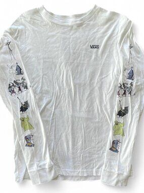 Vans x Disney The Nightmare Before Christmas Longsleeve Shirt - size xs